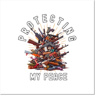 Protecting My Peace T-Shirt - Armed & Peaceful Posters and Art